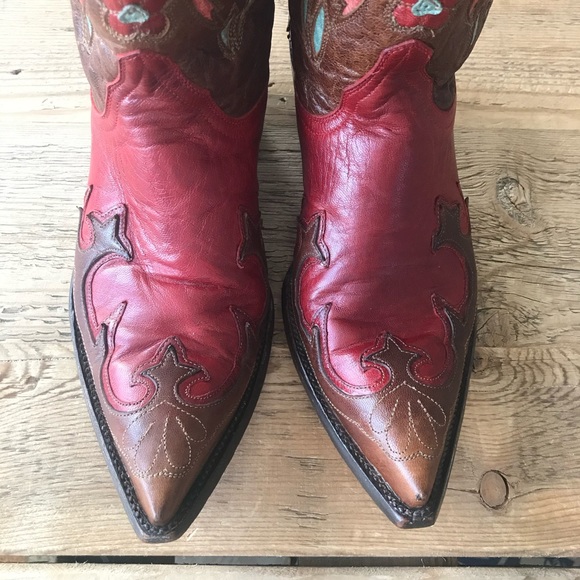 Old Gringo Red Golondrina Cowboy Boots Size 7.5 - Picture 3 of 8
